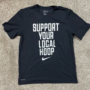 Support your local hoop Nike dri-fit t-shirt